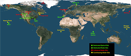 Figure 5: The US Space Surveillance Network