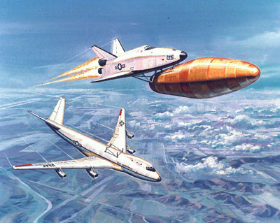 Rockwell spaceplane illustration