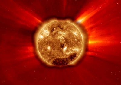 Sun and solar flare