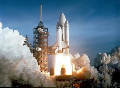 STS-1 launch