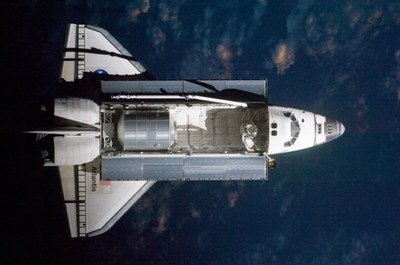 Atlantis in orbit