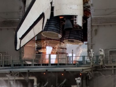 STS-135 SSME ignition