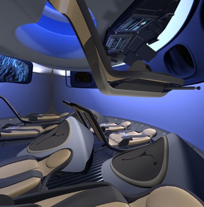 CST-100 interior