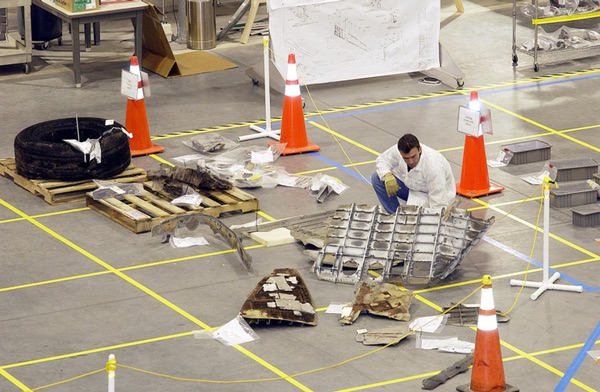 Columbia debris