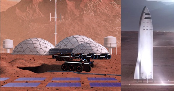 BFR on Mars