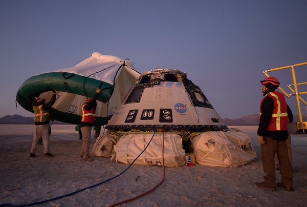 Starliner after landing