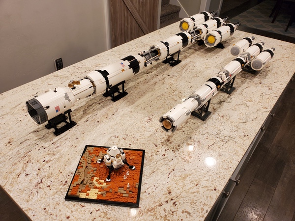 LEGO Mars models