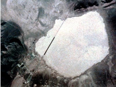 Groom Lake from Skylab