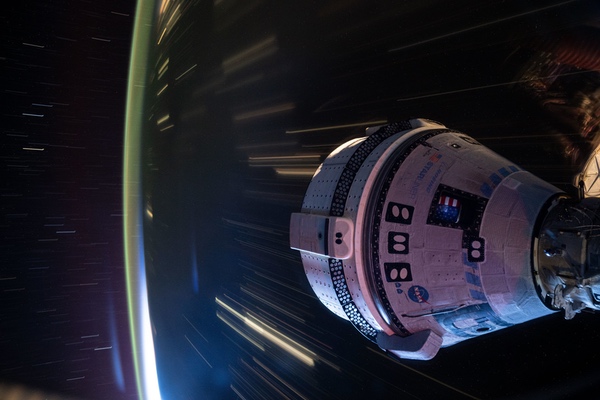 Starliner in orbit