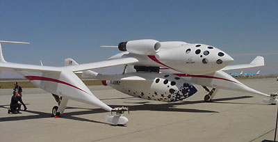 SpaceShipOne and White Knight