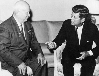 Kennedy and Khrushchev