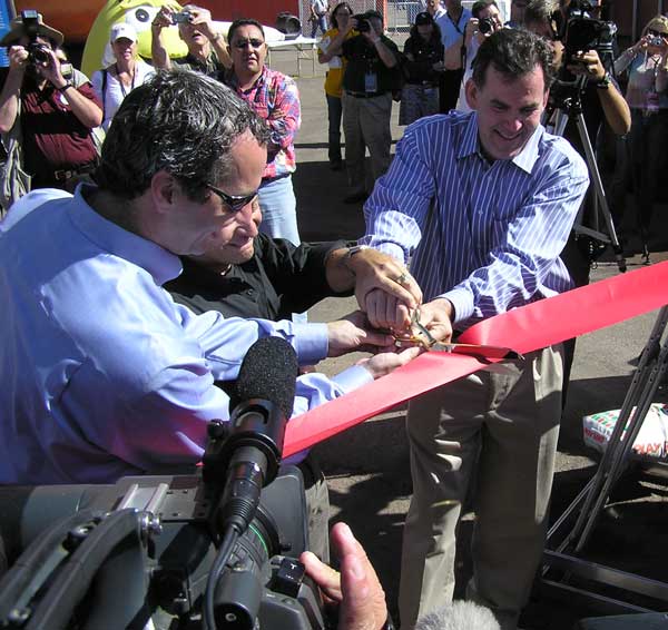 Ribbon cutting ceremony