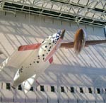 SpaceShipOne between X-1 and Spirit of St. Louis