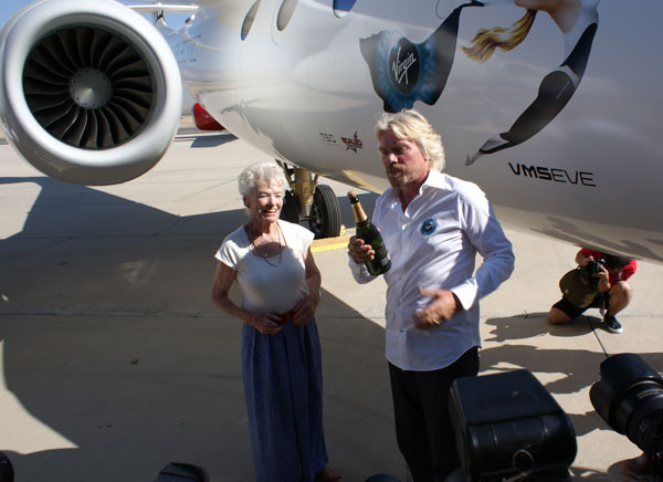 Eve and Richard Branson